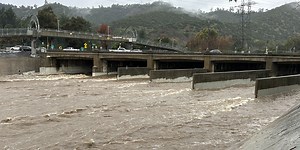 Atmospheric river drenches Los Angeles with record-setting rain, blasts Sierra with 160-mph winds