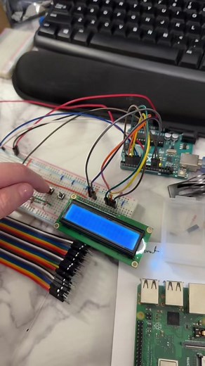 just for you 😙 #morsecode #techprojects #learnwithinga #electronics #arduino