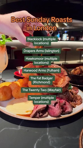 Ultimate Sunday Roast Guide for Autumn in London