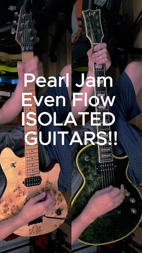 Isolated Guitar Tracks of Pearl Jam's Even Flow