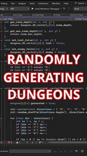How I Made Randomly Generated Dungeons in My Game