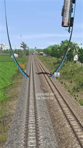 5 Kereta Api Cepat Melintasi Rel Gerbong Putus _railcrossing #fyp #foryoupage