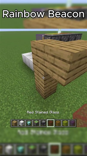 How to build a Rainbow Beacon in Minecraft