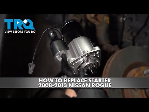 How to Replace Starter 2008-2013 Nissan Rogue