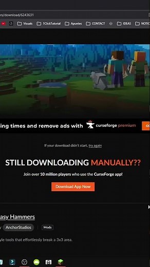 SO BEKOMMT MAN DEN EASY HAMMERS MOD FÜR MINECRAFT