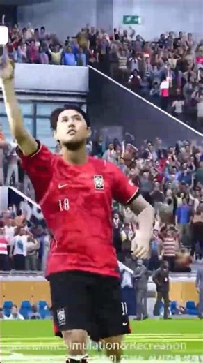 [PES Game Simulation] Lee Kang-in creates a shooting angle with his signature dribbling skills an...
