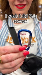 8.5M views · 37K reactions |  Use a carabiner to prevent pickpockets from getting into your bag! #travel #travelling #tipsandtricks #lifehacks #italy | Jeff & Lauren | Facebook