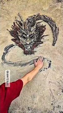 draw a dragon flying in the clouds #drawdragon #art #drawing