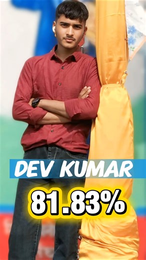 Got 81.83% by studying from Study Power Classes #shortsviral #class10th #reels #result #upboard