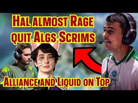 Hal almost rage quit ALGS bootcamp scrims | Alliance and Liquid 1st place in main ALGS blocks