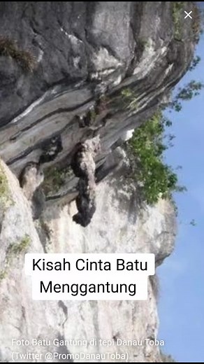 Legenda Batu Gantung di Danau Toba