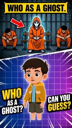 Who Is The Ghost? 👻 Can You Guess Right?😱 #puzzle #quiztime #quiz #puzzlegame
