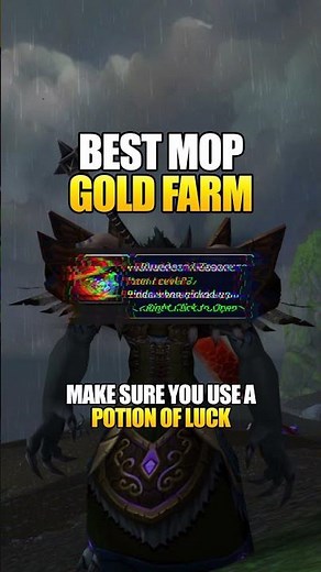 BEST GOLD FARM IN MOP CLASSIC WOW 💰💁‍♂️ #worldofwarcraft #warcraft #mistsofpandaria