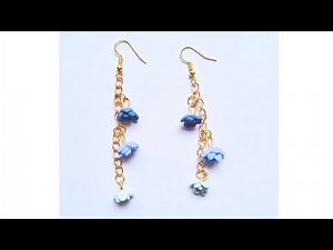 DIY Polymer Clay Flower Earrings | Cozy Tutorial Video | A Day In The Life Of An Introvert