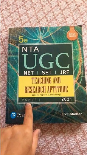 Best Book for UGC NET Exam Paper 1