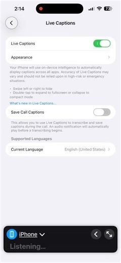 How to Turn On Live Captioning