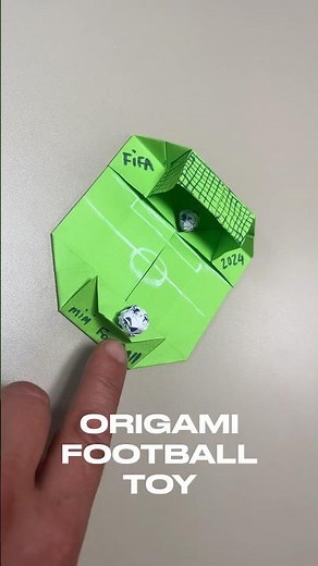 DIY Origami Mini Football Game in 60 Seconds!