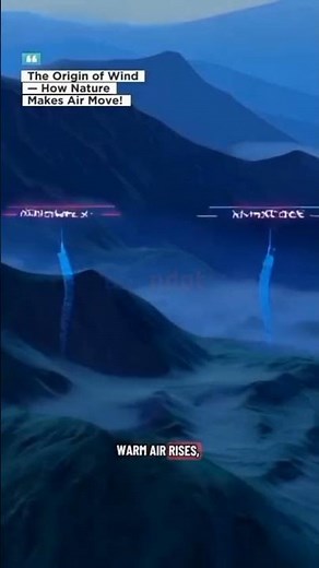 Origin of Wind — The Hidden Force That Moves Our World #OriginOfWind #ScienceShorts #NatureExplained