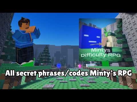 All Secret Codes Minty's RPG