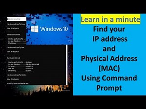 Find your IP Address using CMD Command Prompt