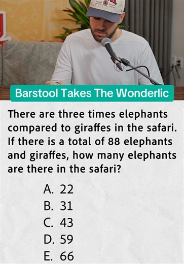 Elephants and Giraffes Math Challenge
