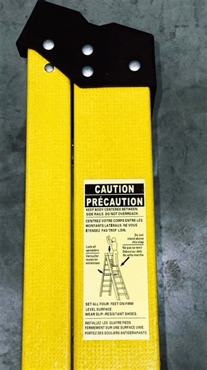 STAFF ｜ ONLY ｜ STOCK on Instagram: "🧀 ✺ 8-STEP LADDER ✺ 🧀｜Industrial-grade fiberglass ladder reimagined for everyday work. Designed with safety and utility in mind, this 8-step ladder combines lightweight strength with non-conductive rails, making it ideal for electrical, industrial, and home use. Foldable, durable, and easy to store, a functional tool that balances safety with modern design. ✺ height : 8-step (approx. 2.4 m) ✺ Material : Fiberglass side rails + Aluminum steps ✺ Load Rating : 