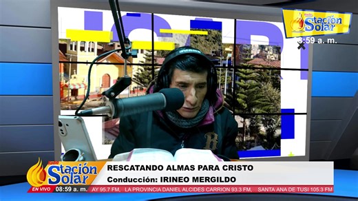 🔴𝗘𝗡 𝗩𝗜𝗩𝗢 || 𝗥𝗲𝘀𝗰𝗮𝘁𝗮𝗻𝗱𝗼 𝗔𝗹𝗺𝗮𝘀 𝗽𝗮𝗿𝗮 𝗖𝗿𝗶𝘀𝘁𝗼 – 𝟮𝟴/𝟬𝟮/𝟮𝟬𝟮𝟱 Radio Estación Solar - Cerro de Pasco: 89.7 FM. Canal 30 – Cable ANDINA Canal 31.3 – Cable VIVE https://radiotvestacionsolar.com/radio-estacion-solar/ FILIALES: Oxapampa 91.7 FM Daniel A. Carrión 93.3 FM Paucartambo 97.3 FM Huayllay 95.7 FM Huariaca 102.3 FM Villa Rica 89.7 FM Puerto Bermúdez 89.7 FM Santa Ana de Tusi 105.3 FM Carhuamayo – Junin 104.1 FM Quieres anunciar, vender tu negocio o contratar p