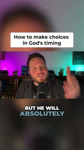 How To Make Choices In God's Timing #shorts #podcast #biblestudy #tabernacletalk #choices