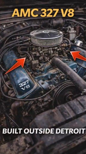 AMC 327 V8 — Built Outside Detroit