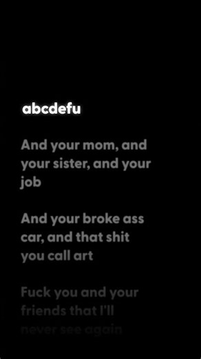 GAYLE - abcdefu (lyrics)