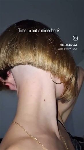 Bob cut bald undercut ‪@BlondeShave‬ #haircut #undercut #headshave