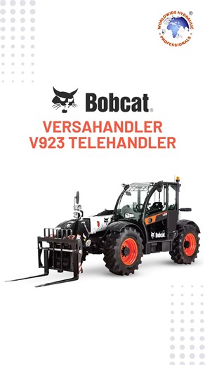 The V923 VersaHANDLER® telescopic tool carrier from Bobcat is suitable for different applications that require moving, lifting and dumping heavy materials. The key features of this strong and versatile VersaHANDLER V923 Telehandler include increased lift height, reach and capacity, better visibility, and other comfort features. This 130hp telehandler can provide 9041lb rated lift capacity and 7056lb max load full height. To Know More; https://www.whyps.com/Newly-launched/bobcat-versahandler-v923