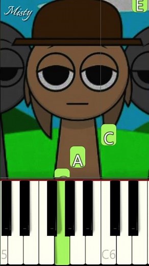 Sprunki - Tunner (EASY PIANO TUTORIAL)