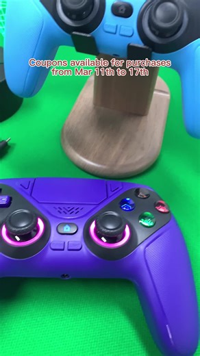 This is an awesome #ps5controller you can get now!RGB and back buttons! #tiktokshopstockup #gaming #ps5 #controller