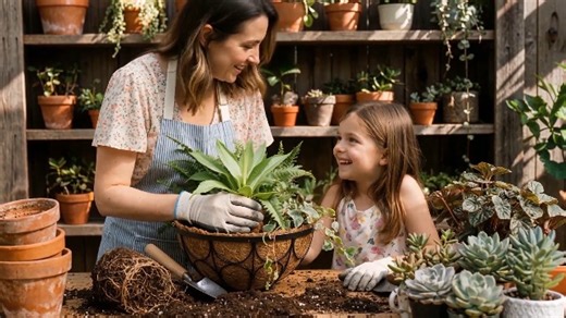 Watch Hanging Planters for Outdoor Plants on Amazon Live