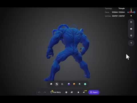 AI Generated Multiple 3D Models from ONE Image | Tripo AI Test