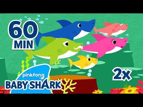 FASTER Baby Shark 1 hour | Baby Shark Chipmunk | Baby Shark 1hour | Baby Shark Official