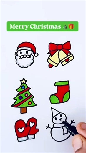 Christmas special drawing tutorial for kids 😍🎄 . #artwork #drawing #trendingnow #christmas2025 #fbreelsfypシ゚viralfbreelsfypシ゚viral | Easy drawing for kids24