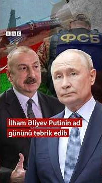 İlham Əliyev Putinin ad gününü təbrik edib