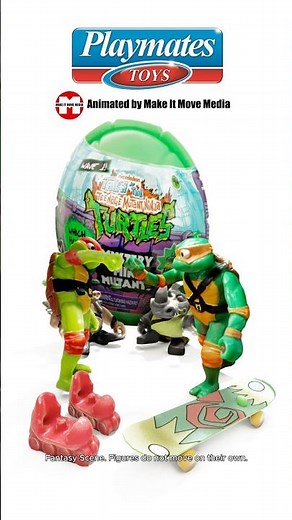 Teenage Mutant Ninja Turtles (TMNT) Mystery Mini Mutants Animation! #shorts