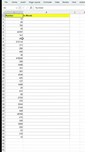 Convert Numbers to Words in Excel Easily