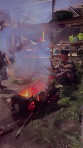 Vibes magrib di pedesaan adem