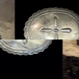 Signed T. Atsitty Sterling Silver Concho Belt Buckle – Southwestern Repousse Jewelry - Etsy