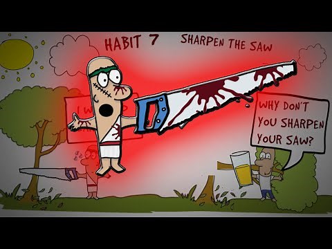 🌳💪HABIT 7 - SHARPEN YOUR SAW💪🌳