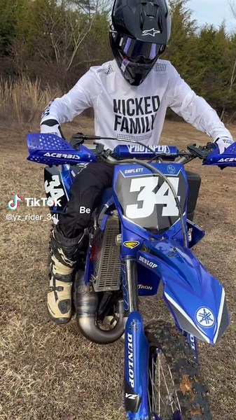 Nothing will change till you do #yz125 #yz #yamaha #2stroke #procircuit #cycra #odi #protaper #dunlop #vforce #kyb #wickedfamily #CapCut