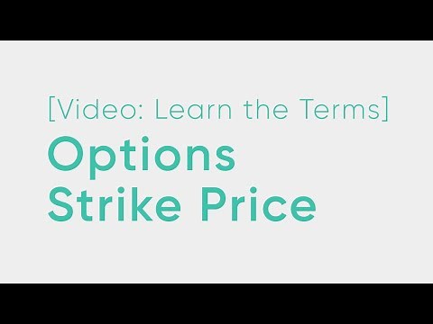 Options Strike Price Explained
