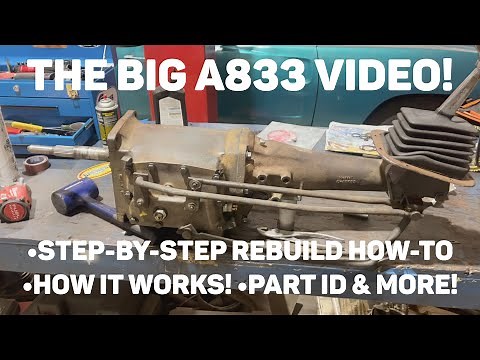 How To Rebuild The Mopar A833 Four Speed Transmission! How It Works, Common Issues, And More!