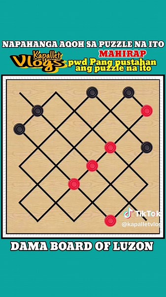 dama puzzle tutorial #kapalletvlogs #fyp #viral #dama #checkers