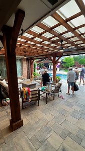 23K views · 1.6K reactions | POOL PARTY under the SkyPoly Pergola! We install on your new or old pergola! Commercial grade roofs engineered for pergolas and patio covers! DM us or click the link to BUY NOW! #Pergola #patiocover #skypoly | Cover Your Pergola | Facebook