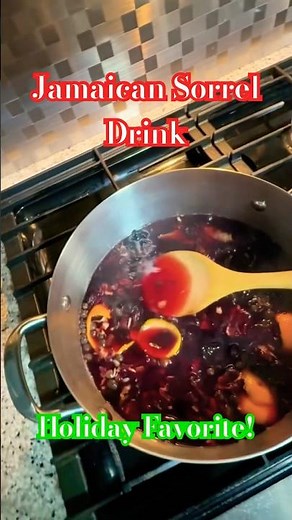Authentic Jamaican Sorrel Drink | Dried Sorrel Recipe 🇯🇲🌺